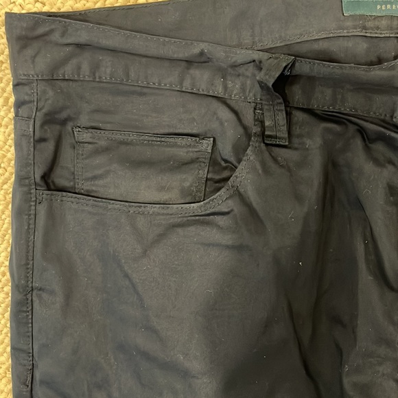 PERRY ELLIS CASUAL/DRESS PANTS IN DARK NAVY BLUE COTTON - Picture 3 of 7